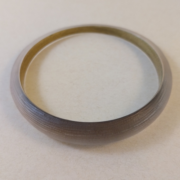 Alexis Bittar Brown and Gold Bangle - Picture 15 of 15